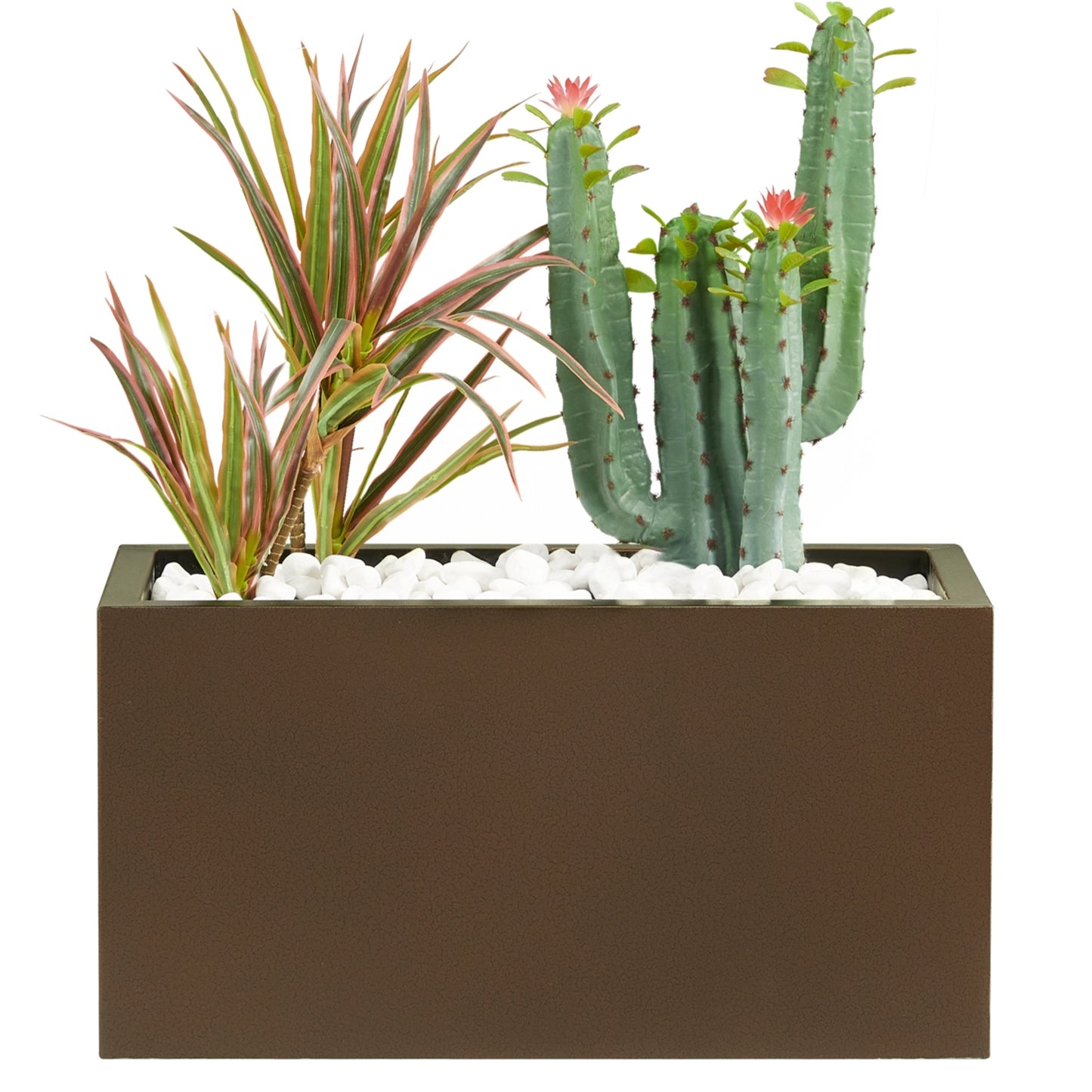 Small Size Rectangle Planter Box for Outdoor/Indoor 25”Lx11”Wx13”H 26lbs Espresso
